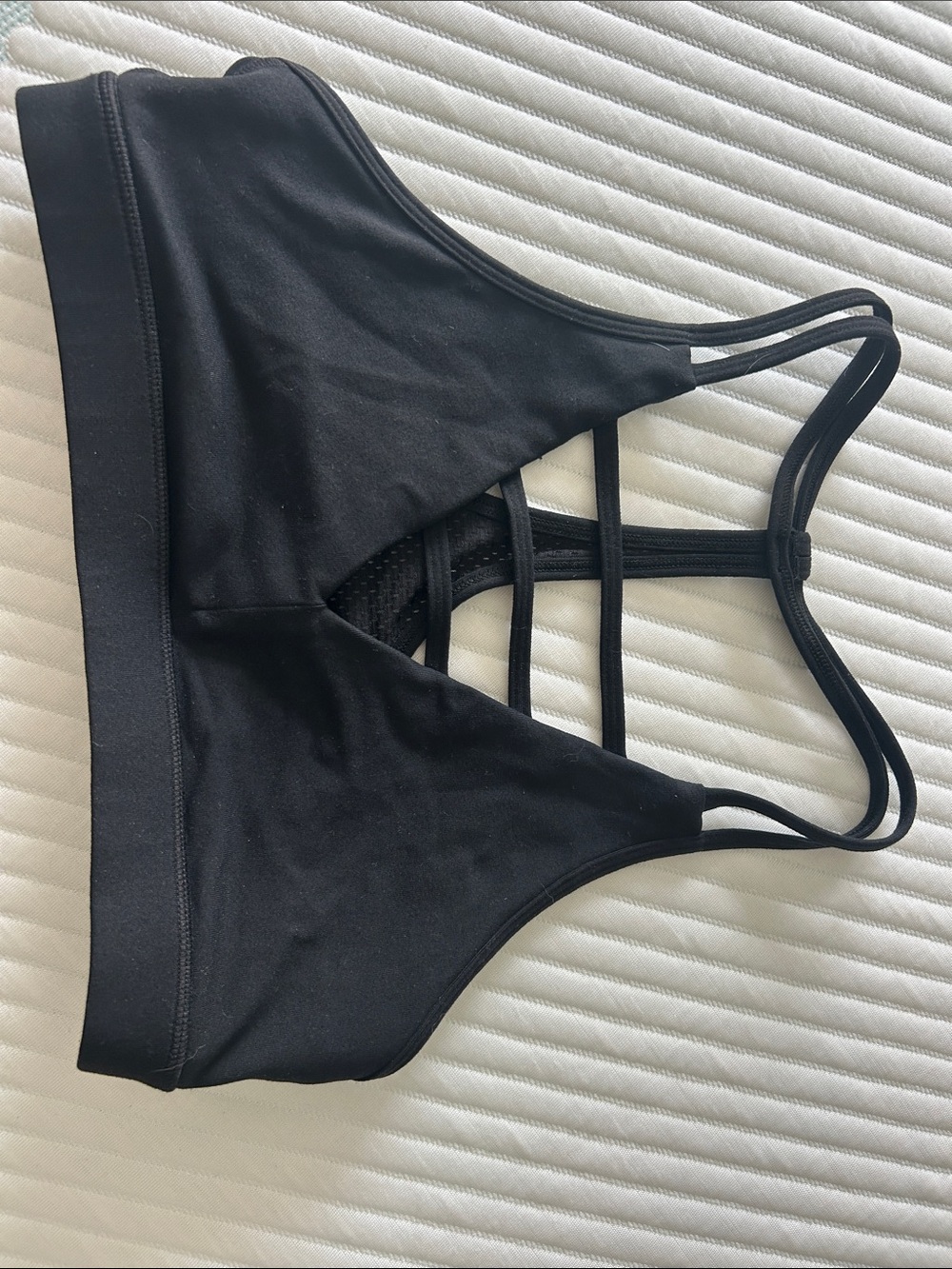 ZYIA Black Strappy Sports Bralette